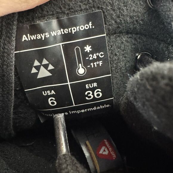 Cougar Women's Stafford Boots Sz 6 Winter Snow Black - Picture 8 of 9